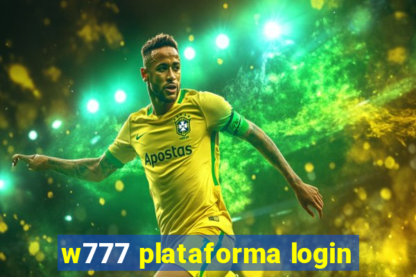 w777 plataforma login